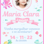 Convite Digital Fundo do Mar