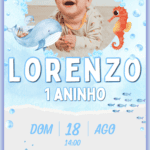 Convite Interativo Fundo do Mar