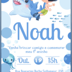 Convite Interativo Fundo do Mar