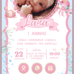 Convite Interativo Simples Fundo do Mar