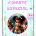 Convite Animado Plus Fundo do Mar