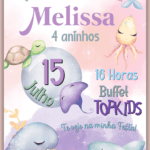 Convite Digital Fundo do Mar