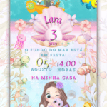 Convite Animado Fundo do Mar