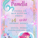 Convite Digital Fundo do Mar