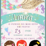 Convite Digital Fundo do Mar