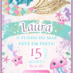 Convite Interativo Fundo do Mar