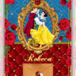 Convite Interativo Gold Branca de Neve