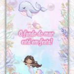 Convite Animado Plus Fundo do Mar