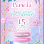 Convite Interativo Fundo do Mar