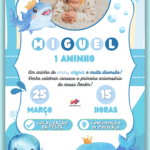 Convite Interativo Fundo do Mar