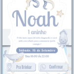 Convite Interativo Fundo do Mar