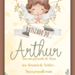 Convite Animado Plus Batizado