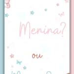 Convite Animado Plus Chá de Revelação