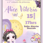 Convite Virtual Branca de Neve