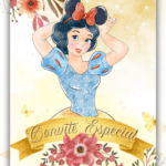 Convite Animado Branca de Neve