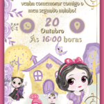 Convite Interativo Branca de Neve