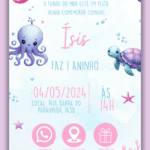 Convite Interativo Fundo do Mar