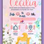 Convite Interativo Fundo do Mar