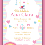 Convite Digital Chá de Bebê