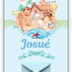 Convite Interativo Gold Arca de Noé