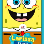 Convite Digital Bob Esponja