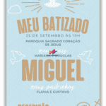 Convite Digital Batizado