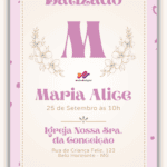 Convite Digital Batizado