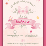 Convite Digital Chá de Bebê