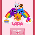 Convite Interativo Gold Bolofofo