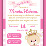 Convite Interativo Chá de Bebê