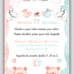 Convite Digital Chá de Revelação