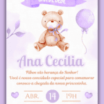 Convite Interativo Chá de Bebê