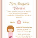 Convite Digital Batizado