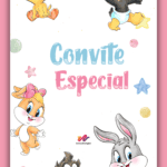 Convite Animado Looney Tunes Baby