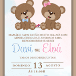 Convite Interativo Chá de Revelação