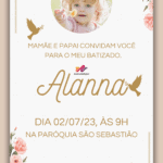 Convite Digital Batizado