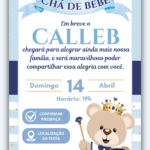 Convite Interativo Chá de Bebê