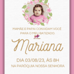 Convite Digital Batizado