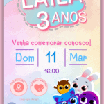 Convite Interativo Simples Bolofofo