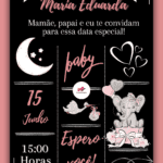 Convite Interativo Chá de Bebê