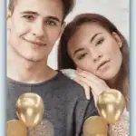 Convite interativo e animado 15 anos - Tema Realeza Azul