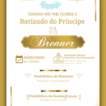 Convite Digital Batizado