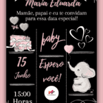 Convite Interativo Chá de Bebê