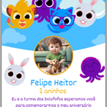 Convite Digital Simples Bolofofo