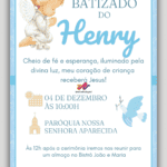 Convite Digital Batizado