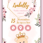 Convite Interativo Chá de Bebê