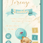 Convite Interativo Chá de Bebê