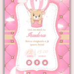 Convite Interativo Chá de Bebê
