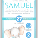 Convite Interativo Chá de Bebê