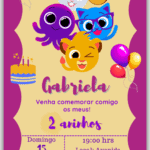 Convite Digital Simples Bolofofo